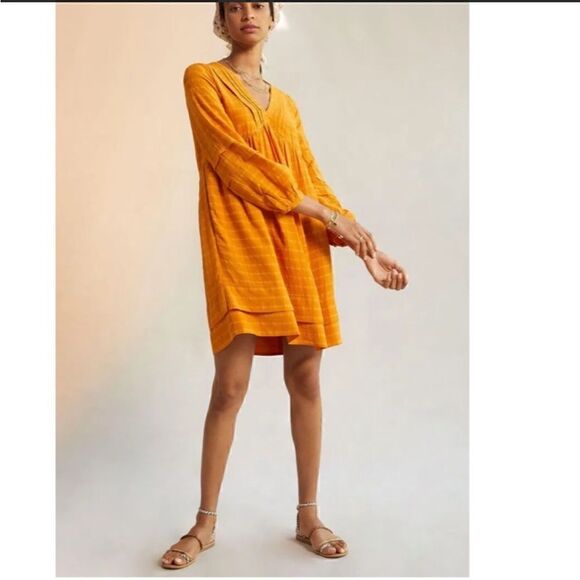 Maeve pin tuck mini dress NWT - Picture 4 of 5